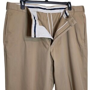 Brooks Brothers Advantage Chino Hudson Mens Tan Pants W44 L32‎ Cotton